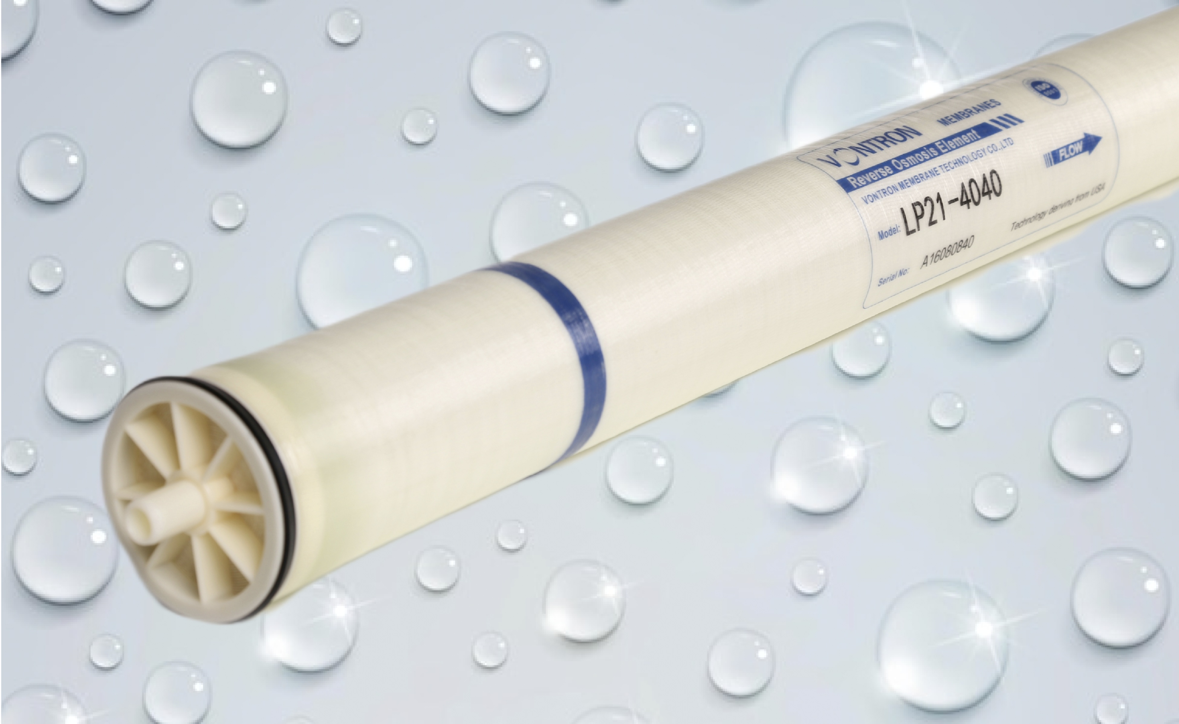 Imagen del producto MEMBRANA RO VONTRON / BAJA PRESION 2400 GPD / 225 PSI