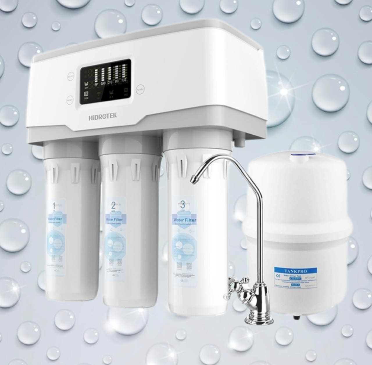 Imagen del producto EQUIPO RO DIGITAL 75GPD / 110V-60HZ PARED